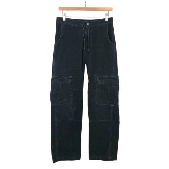 Prana Pants - Vintage Prana Corduroy Low Rise Cargo Pants Straight Leg Small Y2K 90s Grunge